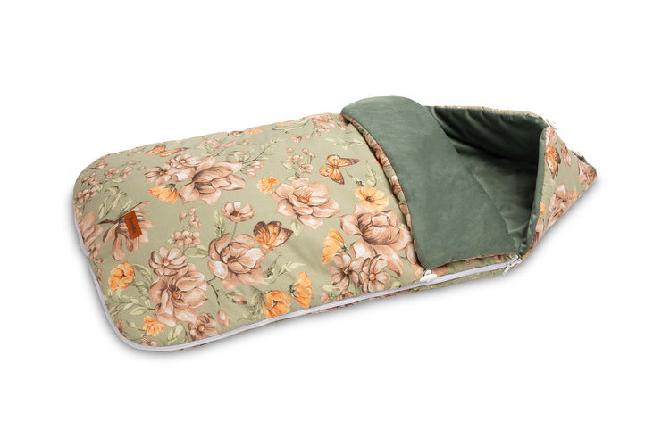 Sensillo Bársony Romper Táska - Zöld Négyzet