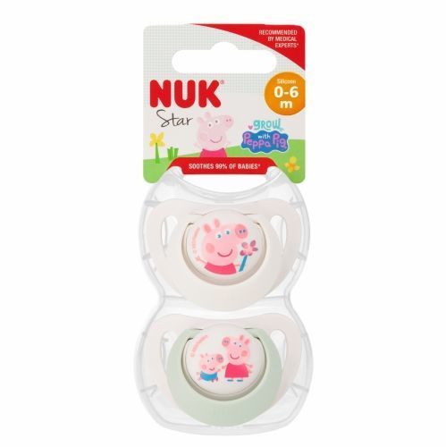 Nuk 441656 Szilikon cumi Peppa 0-6M 551234, 175333