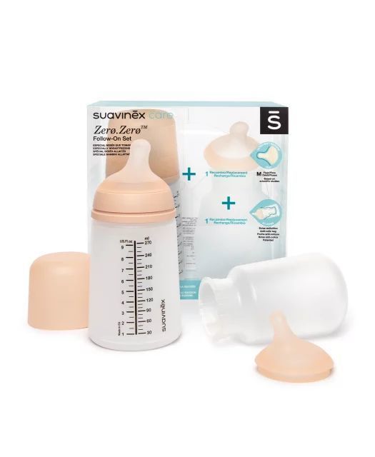 Suavinex 067416 Cumisüveg szett 270 ml, cumi, nulla filter 306423