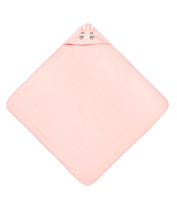 Sensillo Bathfriends kádtakaró 100x100-as, nyúlrózsaszín