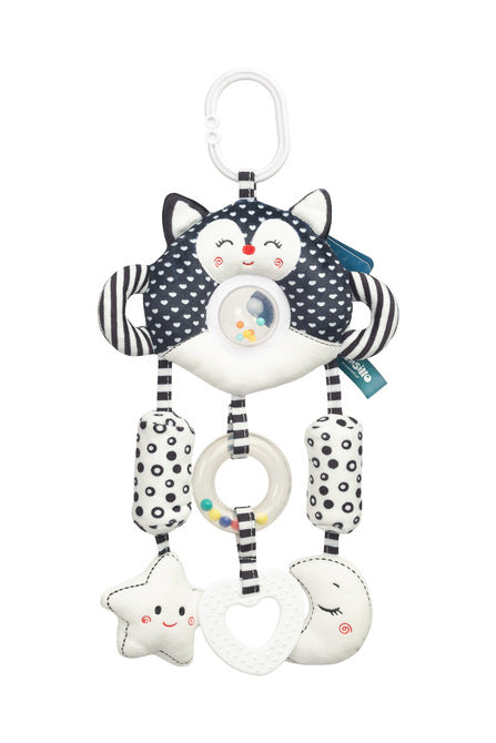 Sensillo Fekete-fehér utazó játék cica