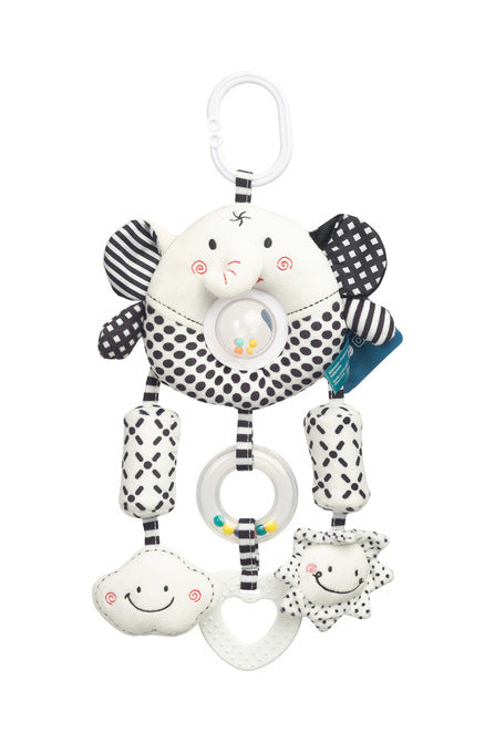 Sensillo Fekete-fehér utazójáték elefánt