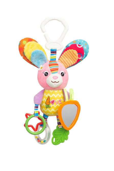 Sensillo Színes utazó csörgő nyuszi