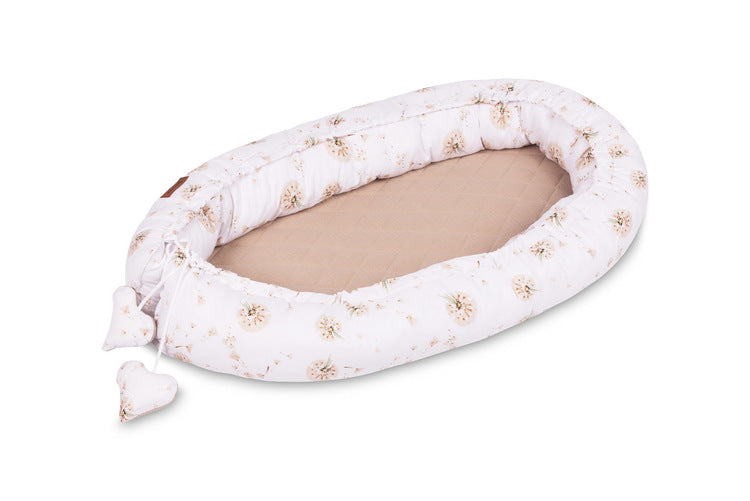 Sensillo Babafészek Muszlin Pitypang Bézs + Párna