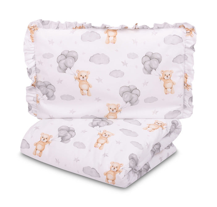 Sensillo Kétrészes Ágyneműhuzat Teddy Szürke 100X135 Cm