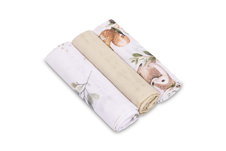 Sensillo Muszlin pelenka 3 db-os csomag 60x80 cm Eg-0004