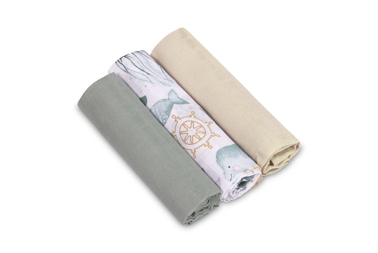 Sensillo Muszlin pelenka 3 db-os csomag 60x80 cm Eg-0007