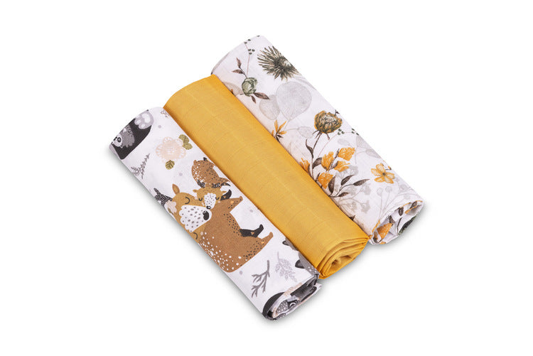 Sensillo Muszlin pelenka 3 db-os csomag 60x80 cm Eg-0009