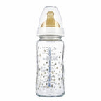 Nuk 443735 Üvegpalack 240 ml hőmérsékletmérővel 0-6 573371,10745122 Fehér