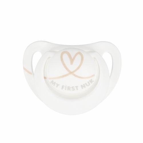 Nuk 450092 Szilikon cumi Csillag 0-6 1 db 573377, 10726069 Fehér Szív