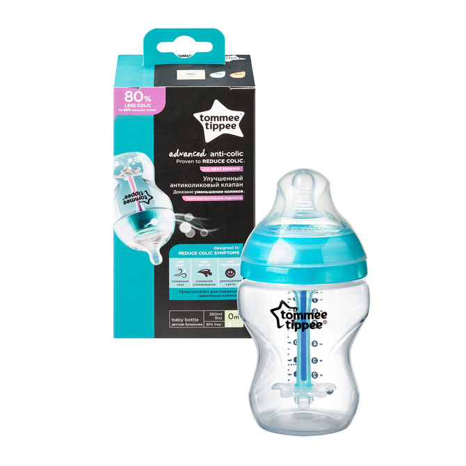 Tommee Tippee 225696 260 ml-es palack. Hasfájás elleni, fejlett