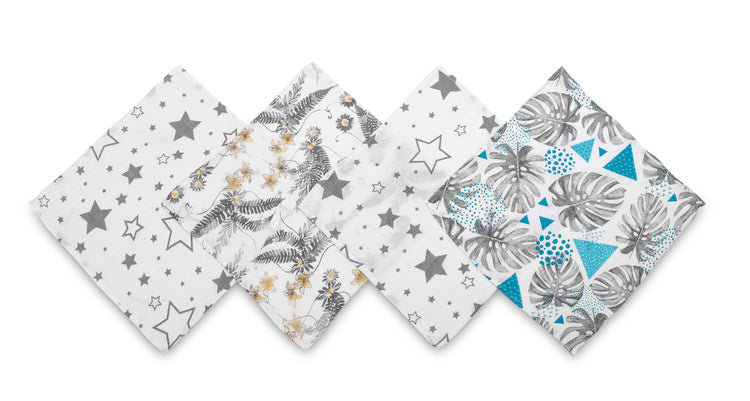 Sensillo Spit Up pelenka 4 darabos csomagolás – kék