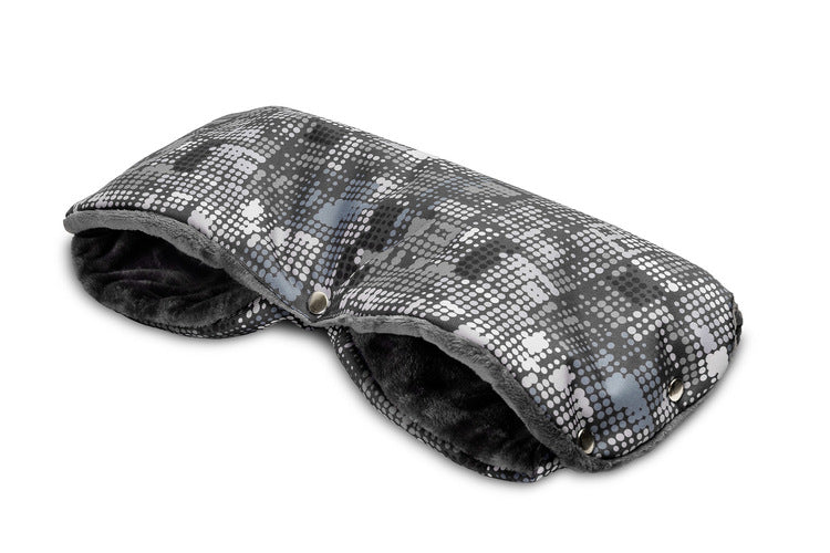 Sensillo Babakocsi-védőfólia – Grafitszürke pöttyök