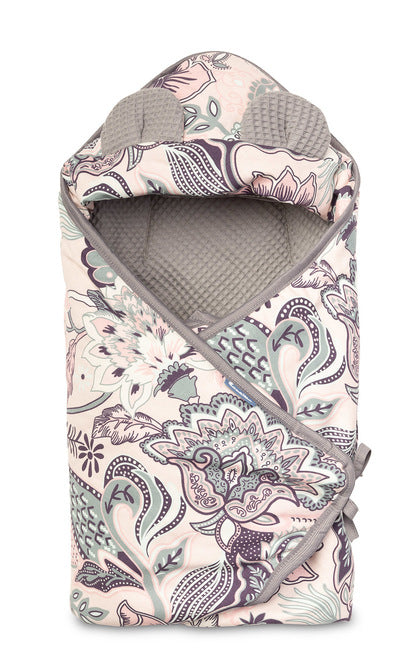 Sensillo Gofris mózeskosár pólya – India grafitszürke