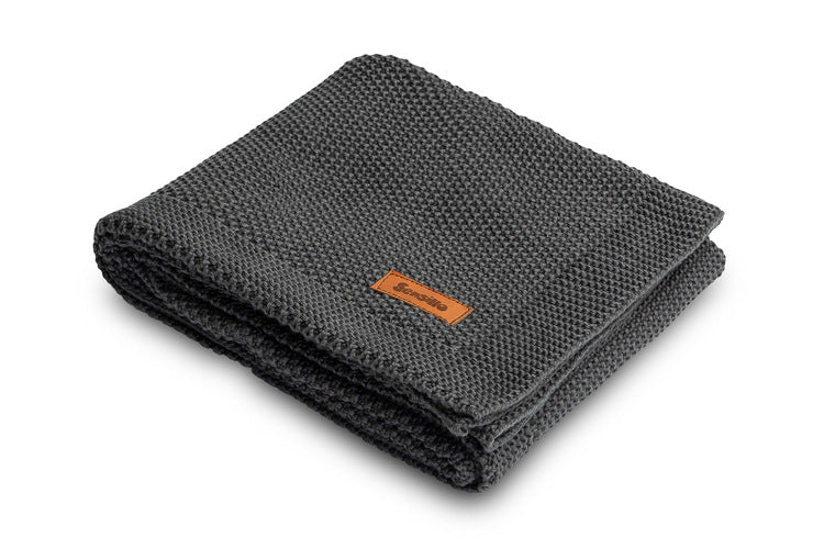 Sensillo Kötött takaró – grafitszürke