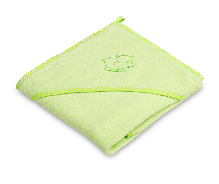 Sensillo Hippo puha fürdőlepedő – zöld