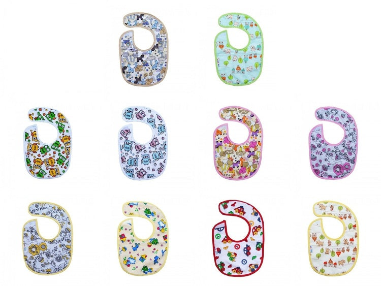 Akuku A1300 Kisméretű Előke Tépőzáras Záródással, Vízálló Réteggel (19 X 14 Cm)