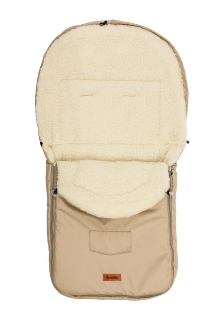 Sensillo Babakocsiba való hálózsák – Cappuccino gyapjú (95x40)